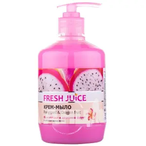 ЖИДКОЕ МЫЛО "FRESH JUICE" 460 мл, Frangipani & Dragon fruit (Франжипани и Дракон фрукт)