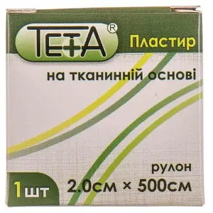 ПЛАСТЫРЬ НА ТКАНЕВОЙ ОСНОВЕ В РУЛОНАХ TETA® 2 см * 500 см