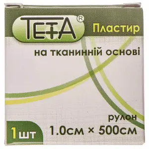 ПЛАСТЫРЬ НА ТКАНЕВОЙ ОСНОВЕ В РУЛОНАХ TETA® 1 см * 500 см