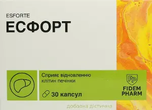 Есфорт капсулы , тм Fidem Pharm № 30