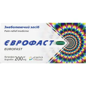 Єврофаст капсулы 200 мг № 20
