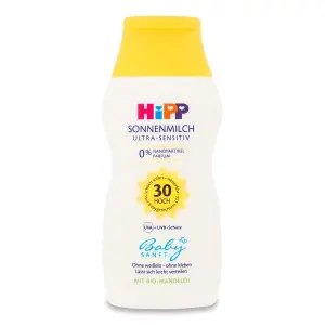 СОЛНЦЕЗАЩИТНОЕ МОЛОЧКО SPF30 HIPP BABYSANFT 200 мл