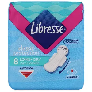 ПРОКЛАДКИ ГИГИЕНИЧЕСКИЕ LIBRESSE Classic Protection Long drai