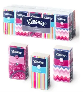 ПЛАТОЧКИ КОСМЕТИЧЕСКИЕ KLEENEX camomile, белые