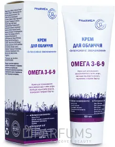 КРЕМ ДЛЯ ЛИЦА тм "PHARMEA" серия "OMEGA 3-6-9" 60 мл, интенс. увлаж.