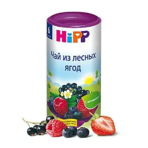 ЧАЙ "ИЗ ЛЕСНЫХ ЯГОД" HIPP 200 г, лесные ягоды