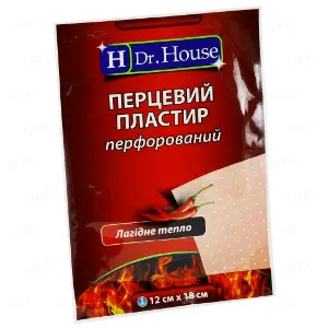 Пластир перцевий H Др. Хаус 12 см * 18 см