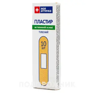 Пластир першої допомоги Моя аптечка 19 мм х 72 мм, на тканинній основі