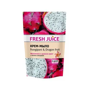 ЖИДКОЕ МЫЛО "FRESH JUICE" дой-пак 460 мл, Frangipari & Dragon fruit