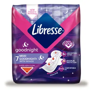 ПРОКЛАДКИ ЖЕНСКИЕ ГИГИЕНИЧЕСКИЕ LIBRESSE NATURAL CARE MAXI Goodnight