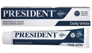 ЗУБНАЯ ПАСТА "PRESIDENT CLINICAL" "WHITE" 75 мл