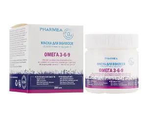 МАСКА ДЛЯ ВОЛОС тм "PHARMEA" серия "OMEGA 3-6-9" 200 мл, восстановл. и здоровье