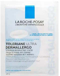 Толеран ультра дермалерго тканинна маска Ля рош позе 28 г, д/гіперчутл сх до алерг шк обл