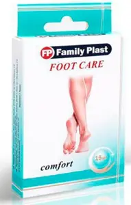 FAMILY PLAST НАБОР ПЛАСТЫРЕЙ БАКТЕРИЦИДНЫХ FOOT CARE 