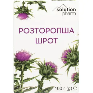 Расторопша шрот 100 г, тм Solution Pharm