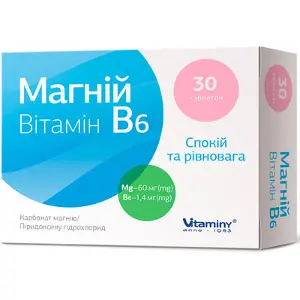 Магний Витамин B6 табл. № 30