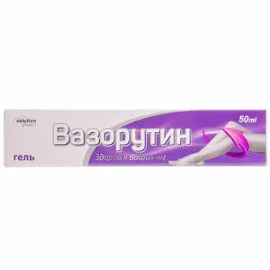 ВАЗОРУТИН ГЕЛЬ SOLUTION PHARM туба 50 мл