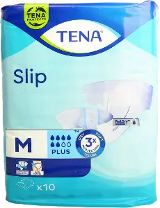 ПОДГУЗНИКИ ДЛЯ ВЗРОСЛЫХ TENA SLIP PLUS MEDIUM medium, 73-122 см