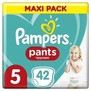 ПОДГУЗНИКИ-ТРУСИКИ ДЕТСКИЕ PAMPERS PANTS junior (12-17 кг)