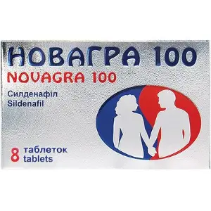 Новагра 100 табл. п/о 100 мг № 8