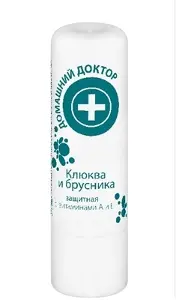 Помада гігієнічна Домашній доктор 3,6 г, журавлина, брусниця