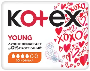 ПРОКЛАДКИ ЖЕНСКИЕ ГИГИЕНИЧЕСКИЕ KOTEX YOUNG NORMAL 