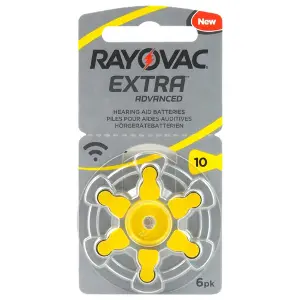 Батарейка Rayovac для слухового аппарата 10