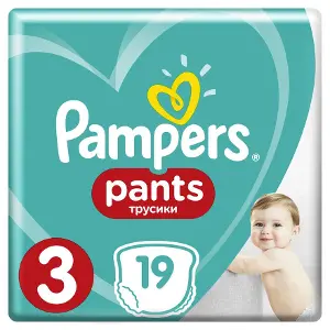 ПОДГУЗНИКИ-ТРУСИКИ ДЕТСКИЕ PAMPERS PANTS midi (6-11 кг)