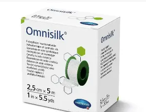 Пластырь фиксирующий из искусственного шелка Omnisilk® 2,5 см * 5 м, катушка