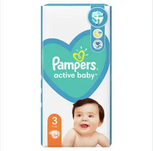 ПОДГУЗНИКИ ДЕТСКИЕ PAMPERS ACTIVE BABY midi