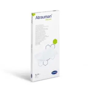 Пов'язка Atrauman Silicone атравматична 10 см х 20 см, 5 штук