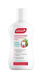 Ополаскиватель полости рта "Доктор Биокон" жидкость 300 мл, чайное дерево и алоэ