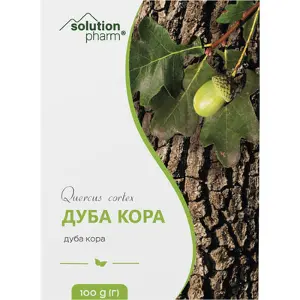 Дуба кора кора 100 г пачка, тм Solution Pharm