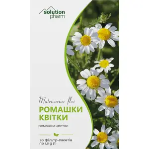 Ромашки квітки квітки 1,5 г фільтр-пакет, тм Solution Pharm