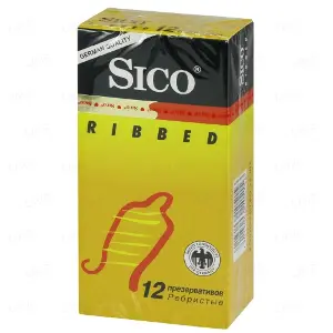 ПРЕЗЕРВАТИВЫ "SICO RIBBED" ribbed