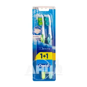 ЗУБНАЯ ЩЕТКА "ORAL-B 3D WHITE ОТБЕЛИВАНИЕ" 40, средняя