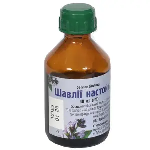 Шавлії настойка настоянка 40 мл фл.