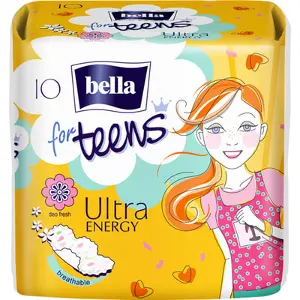 ПРОКЛАДКИ ГИГИЕНИЧЕСКИЕ BELLA FOR TEENS Ultra Energy silky drai deo exotic fruits 