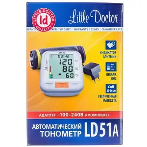 ИЗМЕРИТЕЛЬ АРТЕРИАЛЬНОГО ДАВЛЕНИЯ ЦИФРОВОЙ LD51A