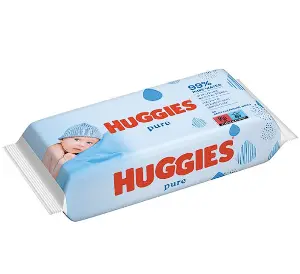 САЛФЕТКИ ДЕТСКИЕ ВЛАЖНЫЕ HUGGIES PURE 