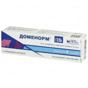 Доменорм гель профілактичний для інтимної гігієни по 30 г у тубах з вагін. аплік.