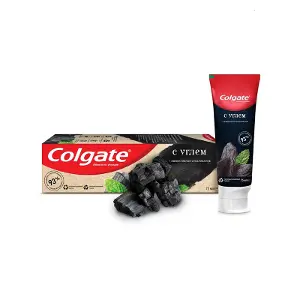 Зубная паста Colgate с углем "Эффективное отбеливание" 75 мл