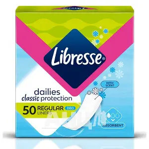 ПРОКЛАДКИ ГИГИЕНИЧЕСКИЕ LIBRESSE Dailies Classic Protection Deo