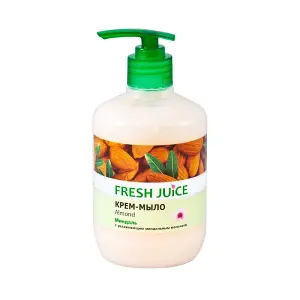 ЖИДКОЕ МЫЛО "FRESH JUICE" крем-мыло дозатор 460 мл, Almond