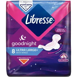 ПРОКЛАДКИ ЖЕНСКИЕ ГИГИЕНИЧЕСКИЕ LIBRESSE ULTRA GOODNIGHT SOFT 