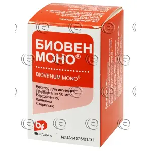 Біовен моно р-н д/інф. 5% пляш. 50 мл