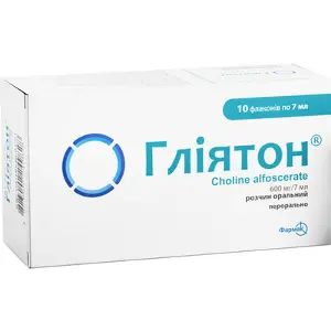 Гліятон р-н орал. 600 мг/7 мл фл. 7 мл