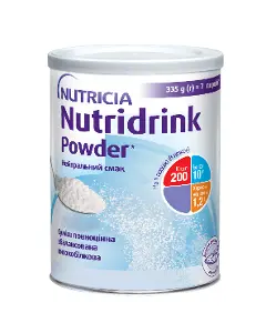 СМЕСЬ СУХАЯ "NUTRICIA" (НУТРИДРИНК ПАУДЕР) NUTRIDRINK POWDER 335 г, нейтральный вкус