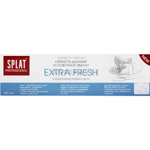 ЗУБНАЯ ПАСТА серии PROFESSIONAL "SPLAT (СПЛАТ) EXTRA FRESH" 100 мл