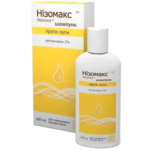 Шампунь проти лупи Нізомакс 100 мл, кетоконазол